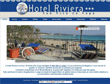 Tablet Screenshot of hotel-riviera.info